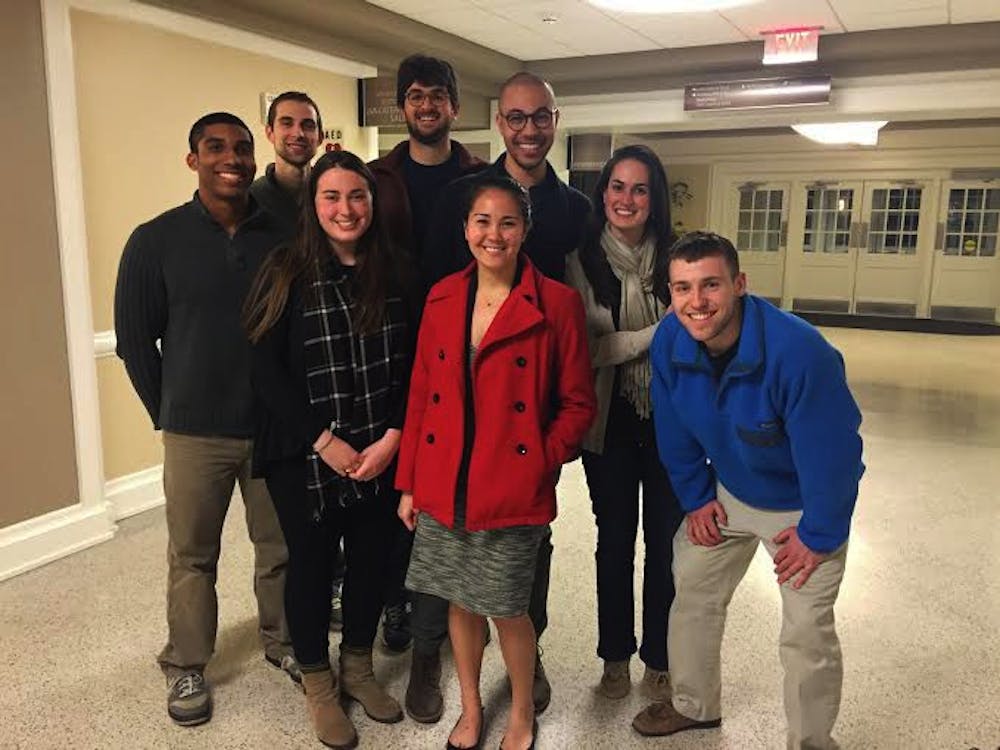 <p>Mackenzie Austin, a third-year in the College (center, front), will serve as chair in the upcoming term. </p>