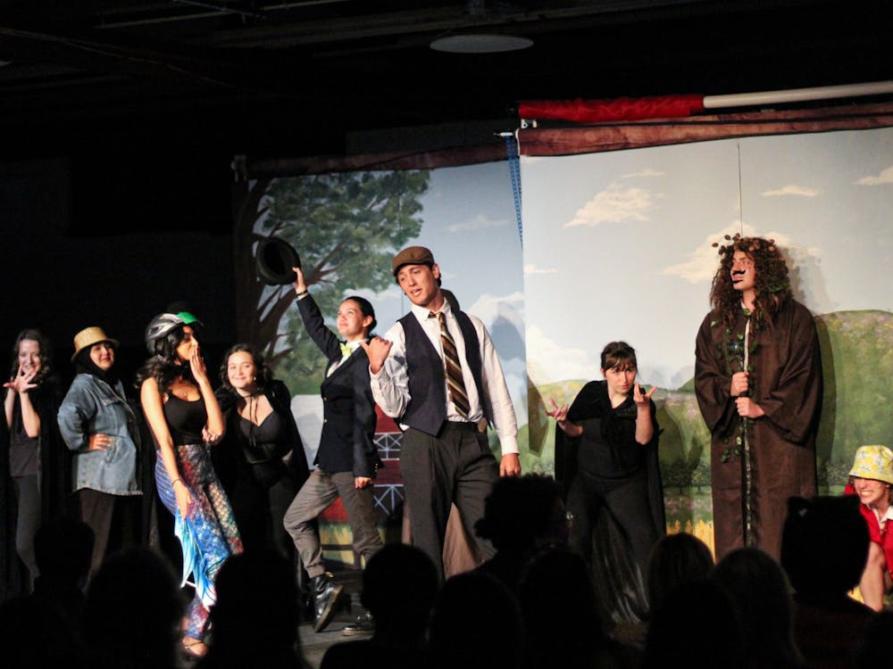 Based on Daniel Wallace’s 1998 novel “Big Fish: A Novel of Mythic Proportions,” the story centers around the life of ultra-charismatic traveling salesman Edward Bloom, played by first-year College student Jack Ireland.