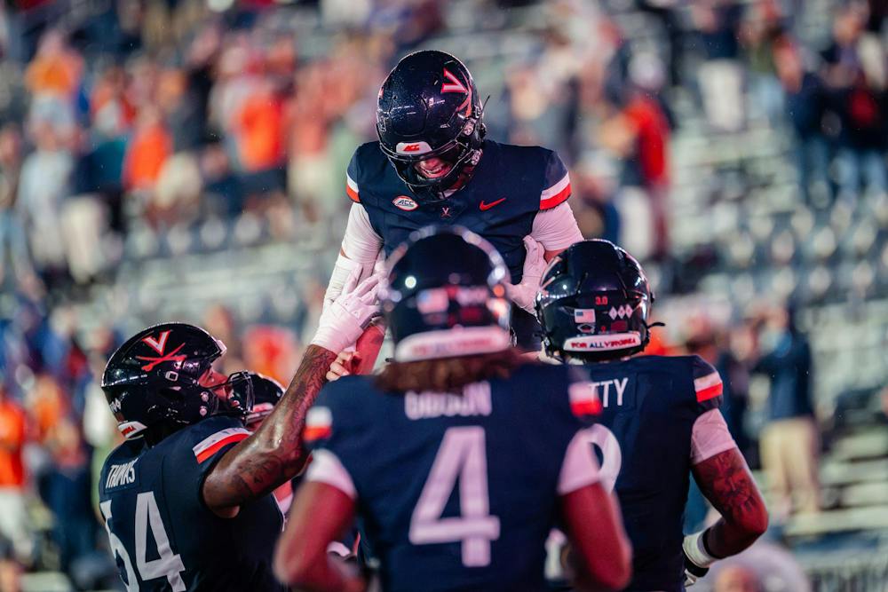 Pribula and his pass-catchers were in true unity against the Blue Hens, resulting in a lot of touchdown celebrations