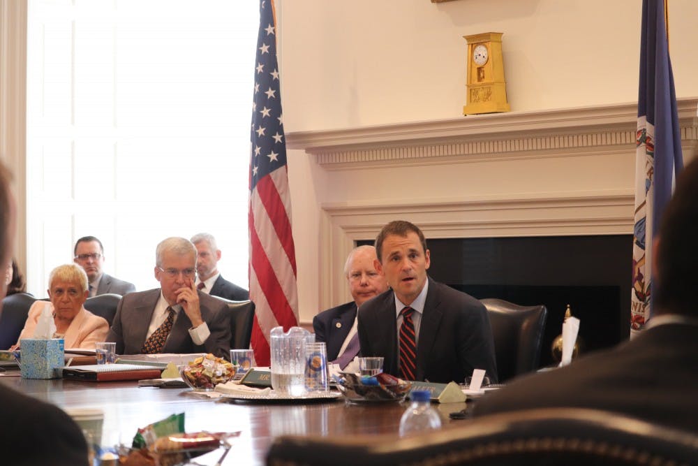 The University's Board of Visitors discussed the strategic plan Friday.