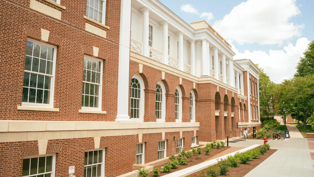 Robertson Hall, photographed May 5, 2026.