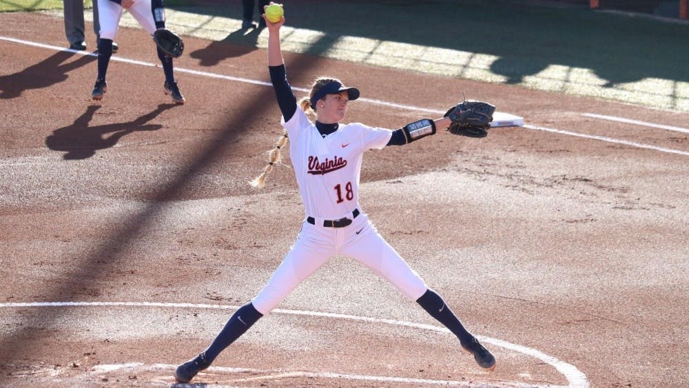 Freshman pitcher Aly Rayle earned the win for Virginia against Bradley at the Tennessee Classic.