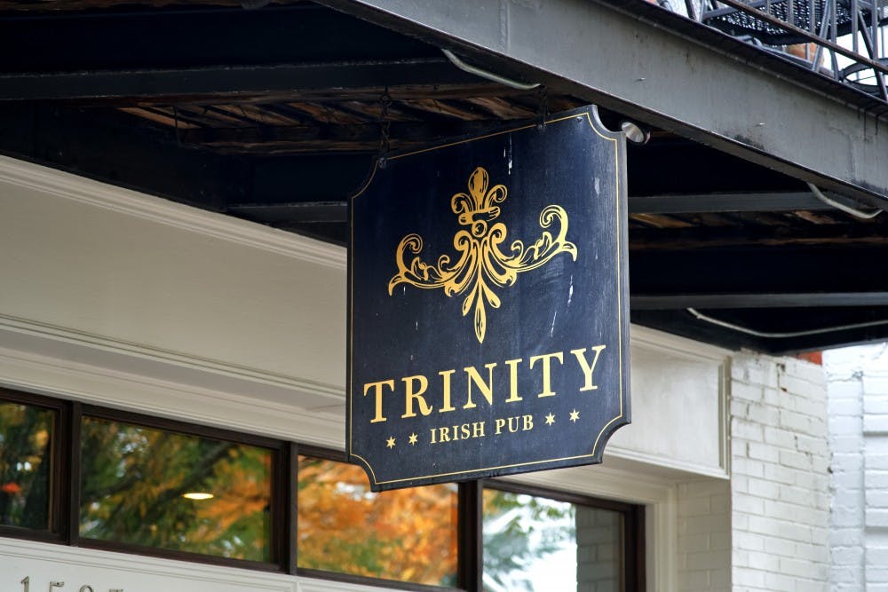 On Thursdays, Trinity Irish Pub offers $3 burgers and chips.&nbsp;