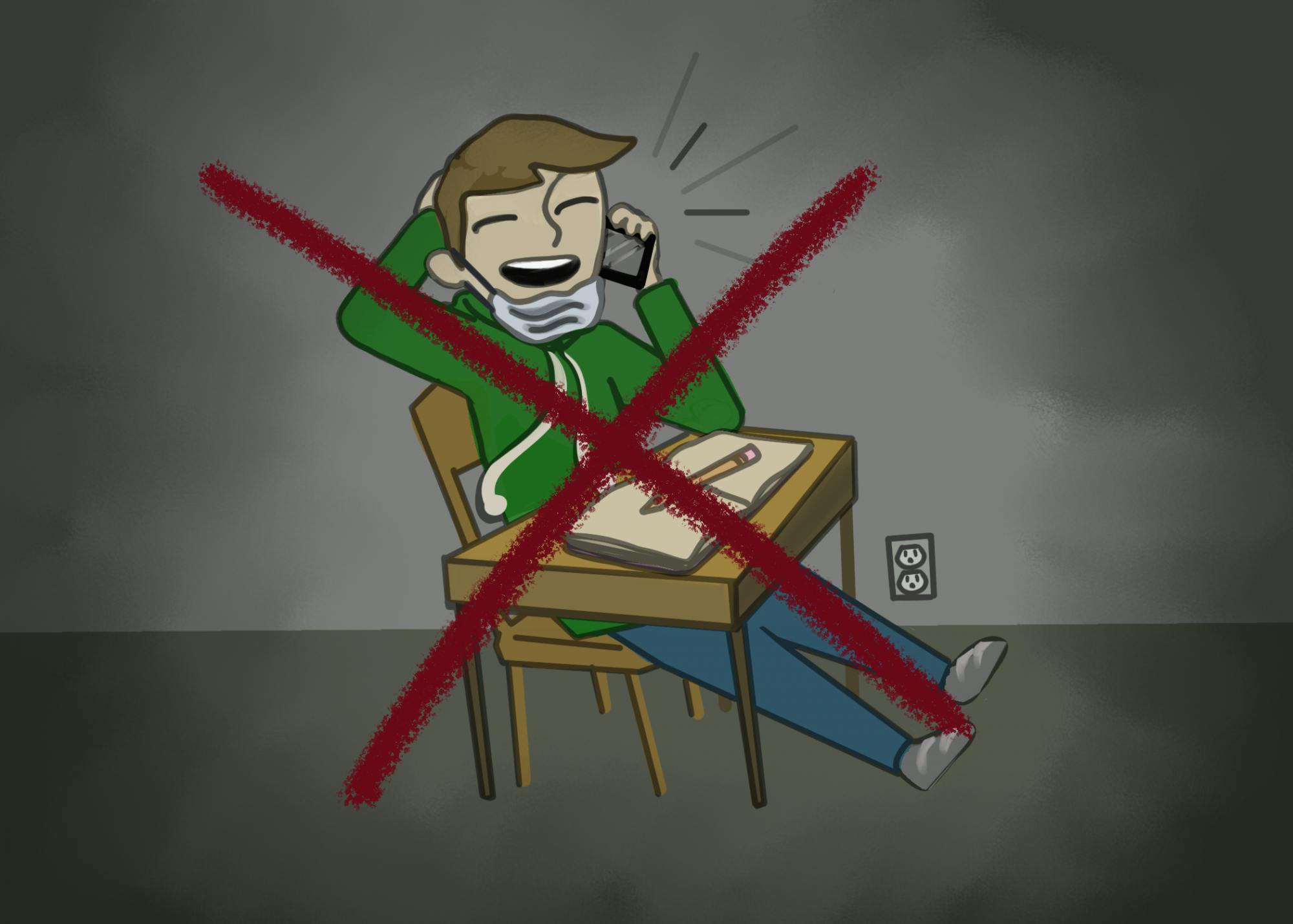 Taking your mask off just to cough directly into your hand defeats the purpose of this protective measure and can spread illnesses if you have a cold, flu or COVID-19.&nbsp;