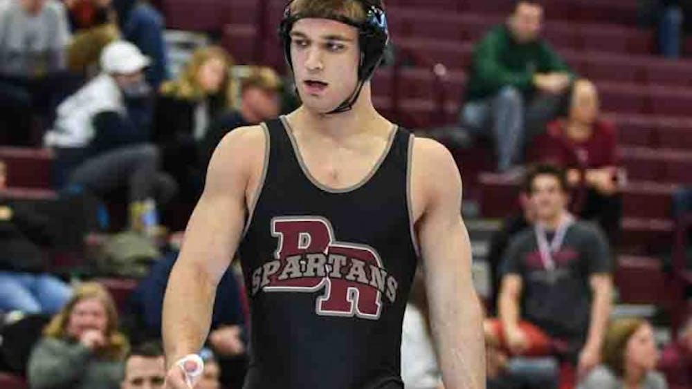 Freshman wrestler Michael Battista maintains his confidence by envisioning his daily successes as a Cavalier.
