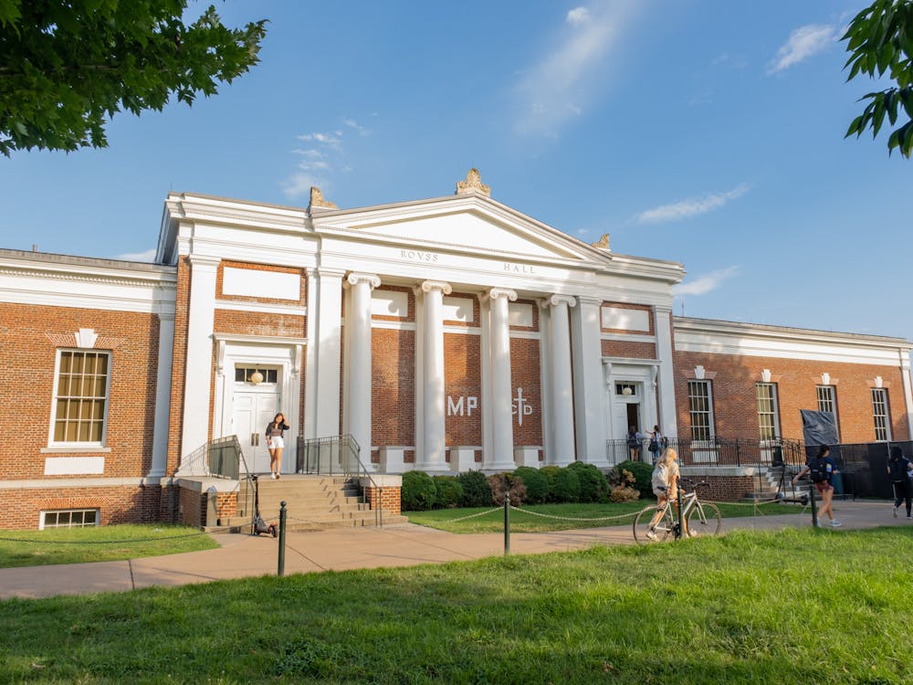 The McIntire School of Commerce, where neckties are always tight and dreams go to die.
