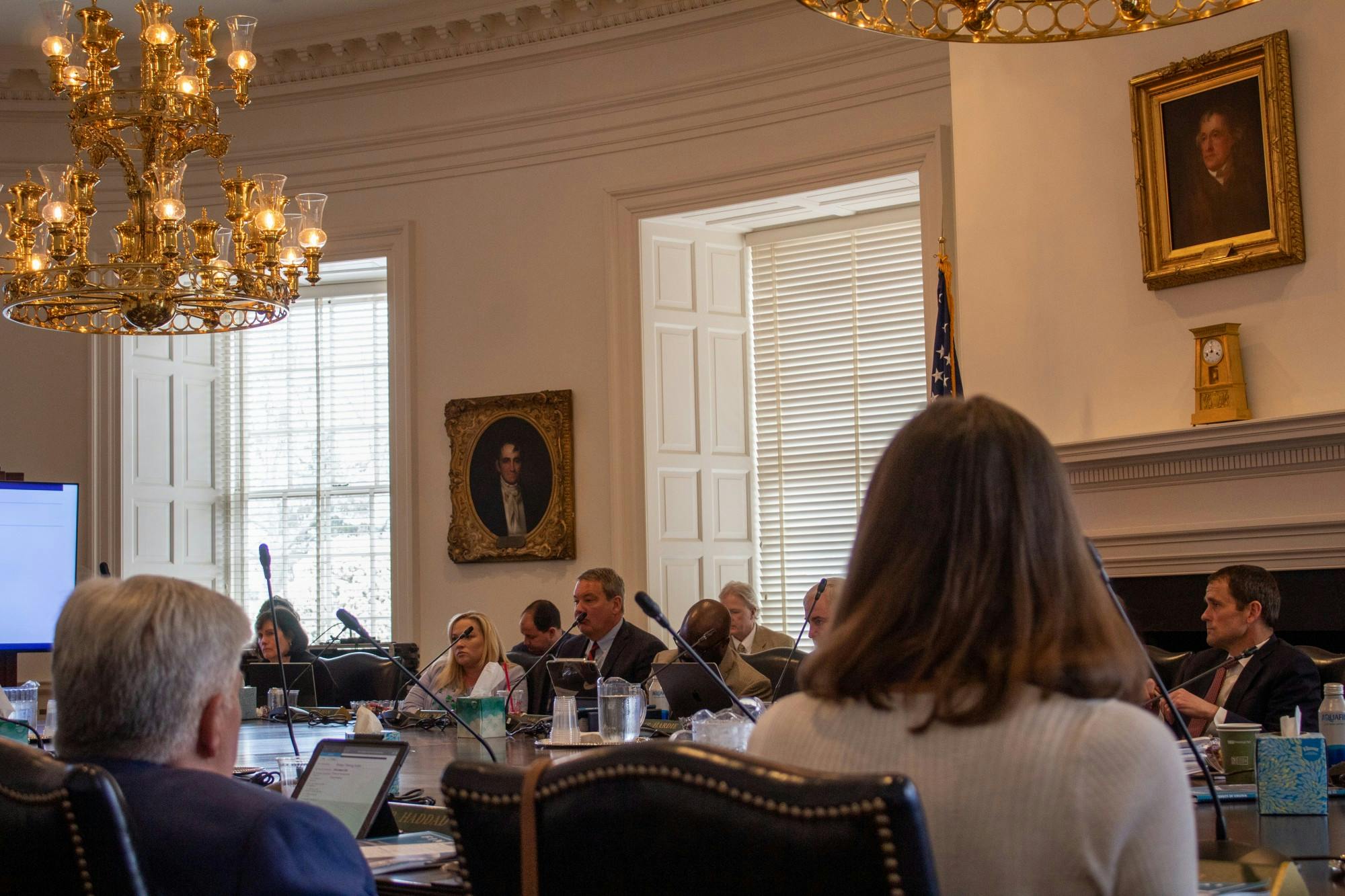 Augie Maurelli, the University’s vice president for finance and Chief Financial Officer, reviewed the most recent financial report — completed Feb. 13.