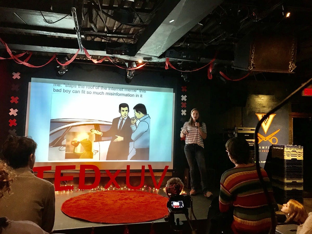 Talks throughout the evening focused on topics ranging from meme culture to taxes.