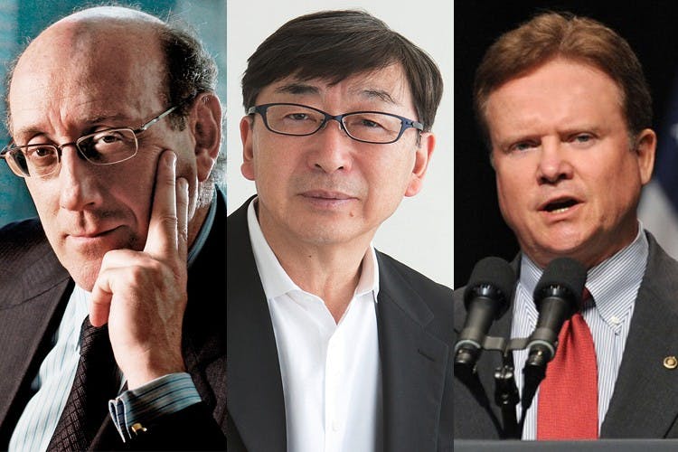 	Fienberg, Ito, and Webb (left to right) were recently named the winners of the Thomas Jefferson Foundation medals.