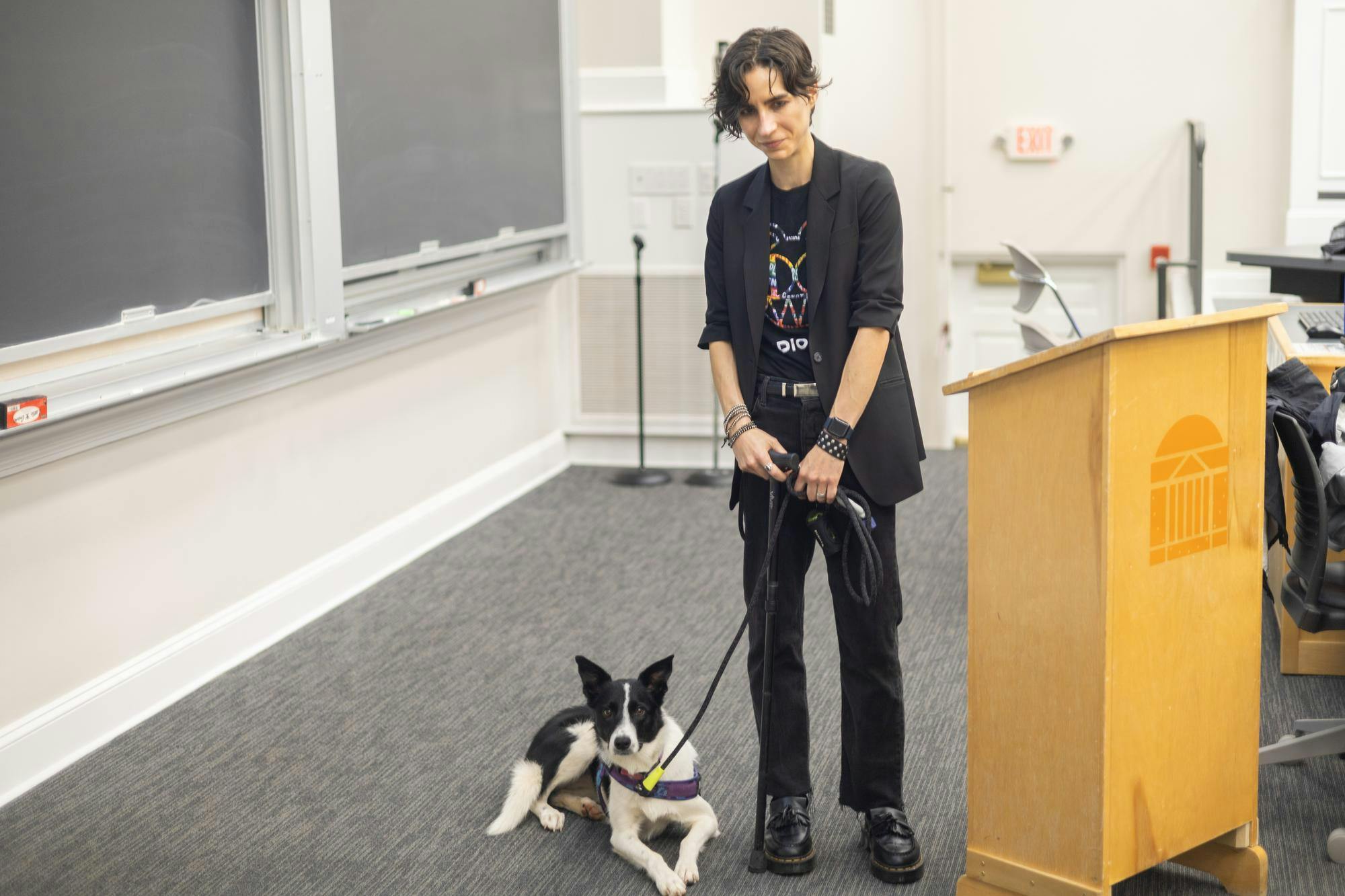 18-month-old Thistle is just starting her journey as a service dog.