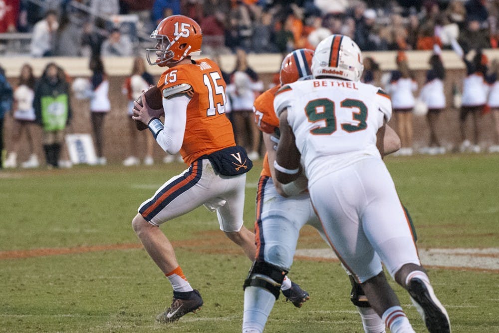 Senior quarterback Matt Johns replaced junior Kurt Benkert as the starter this week, but saw the same results, as the Cavaliers dropped their sixth straight game.&nbsp;
