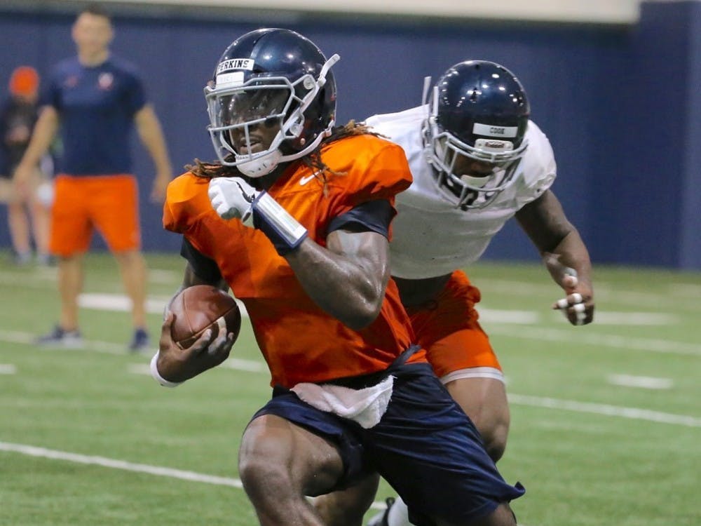 Bryce Perkins will lead the Cavaliers' offense this season.