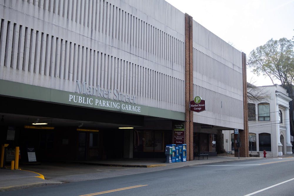 Market Street Garage, photographed April 1, 2026.