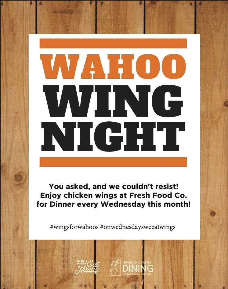 As a result of Cintron's Twitter campaign, Wings have temporarily been added to Fresh Food Co.'s regular meal rotation.