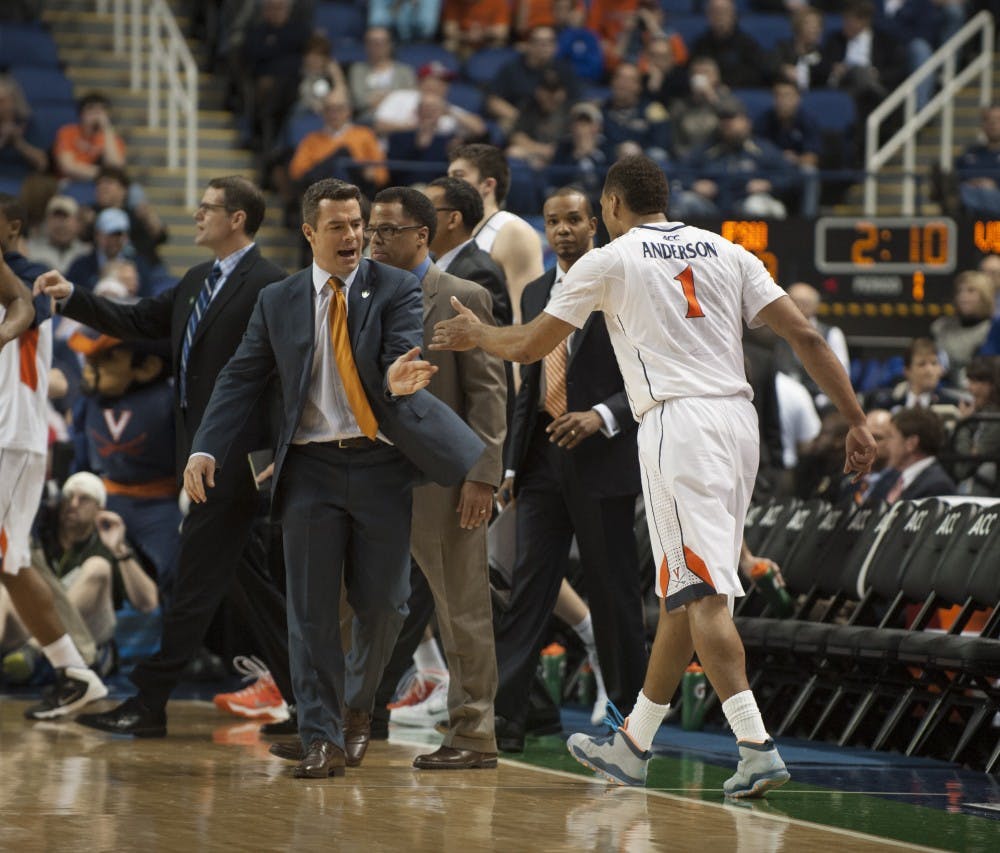 	<p>Coach Tony Bennett and the Cavaliers are on the verge of becoming the first Virginia team to win the <span class="caps">ACC</span> Tournament since 1976.</p>