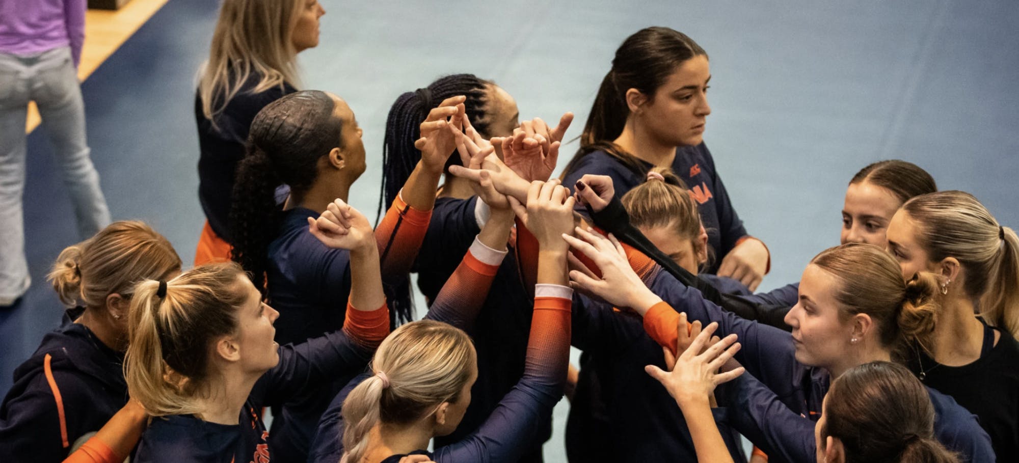Virginia dropped the first set but battled back to defeat the Orange and improve to 6-3 in the ACC.