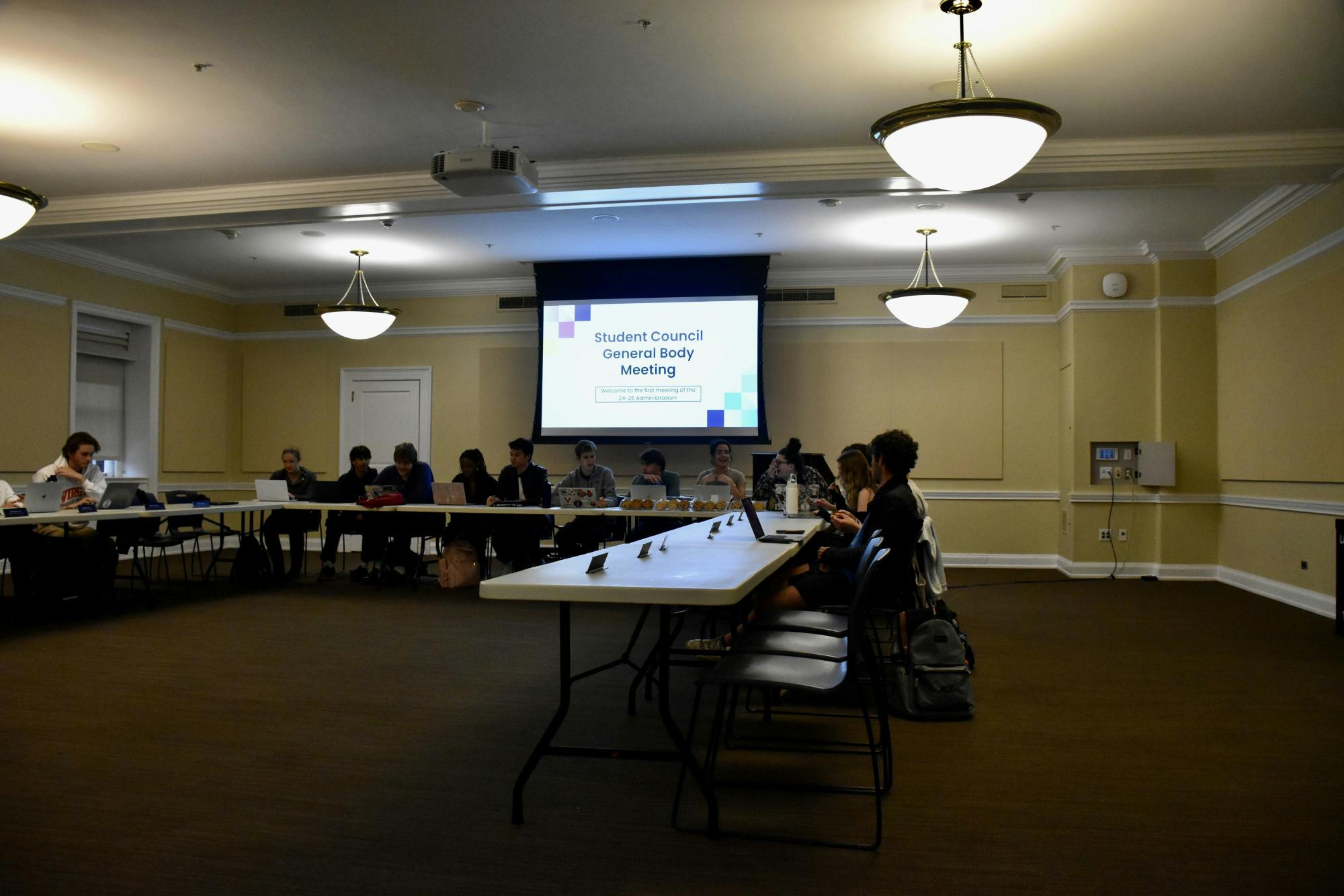 The student leaders were confirmed through a vote in a process similar to the executive board members at the previous meeting.