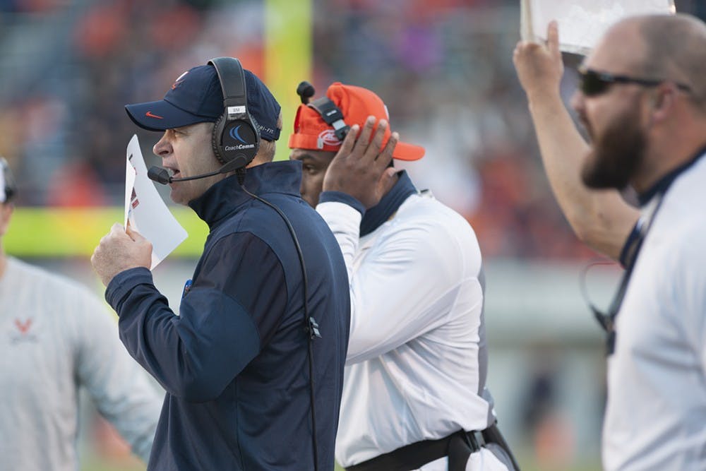 <p>Coach Bronco Mendenhall has faced numerous challenges this season, but the future is bright for the Cavalier program.&nbsp;</p>