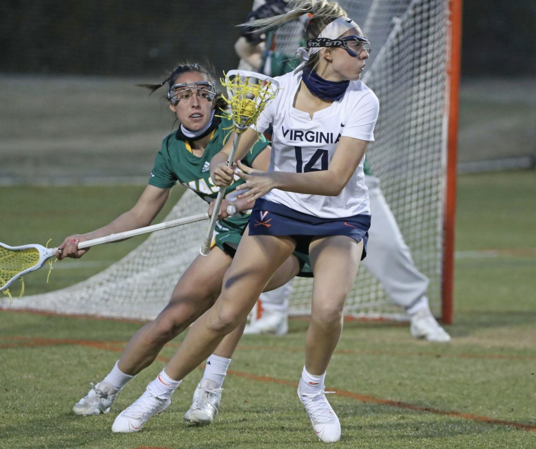 In the first half, the Cavaliers went on a game-deciding 8-1 scoring run, with freshman attack Morgan Schwab scoring two —&nbsp;her third and fourth goals of the season.