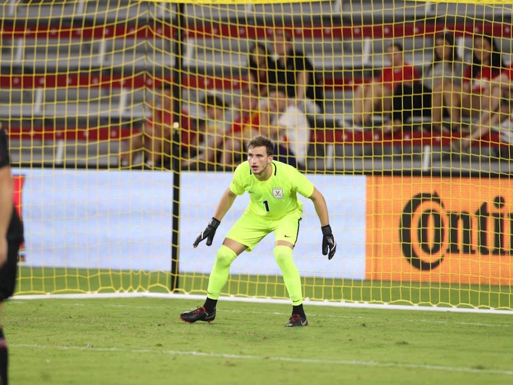 Sophomore goalkeeper Colin Shutler held Maryland scoreless Monday night.