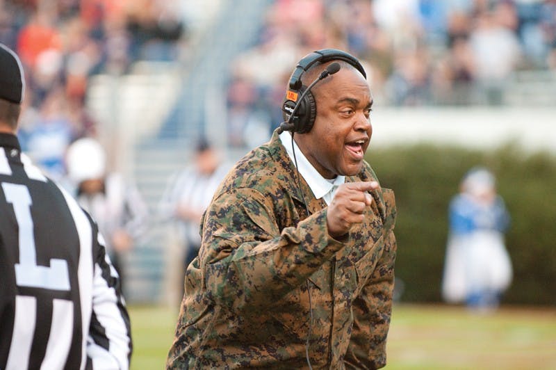 	Coach Mike London played linebacker at Richmond and led the Spiders to an FCS National Title in 2008 before joining Virginia. 