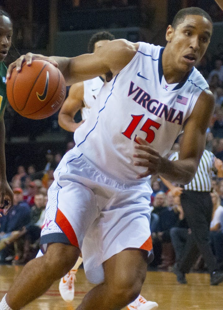 Junior guard Malcolm Brogdon knocked down two 3-pointers, grabbed three rebounds and dished out three assists in 26 minutes Sunday night against Norfolk State. 