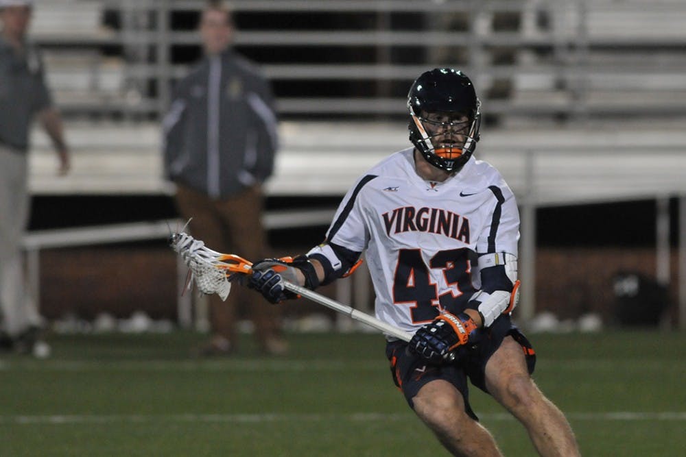 <p>Senior attackman Joe French, who earned a hat trick against Siena Tuesday, is preparing for Pennsylvania's different style of defense.&nbsp;</p>