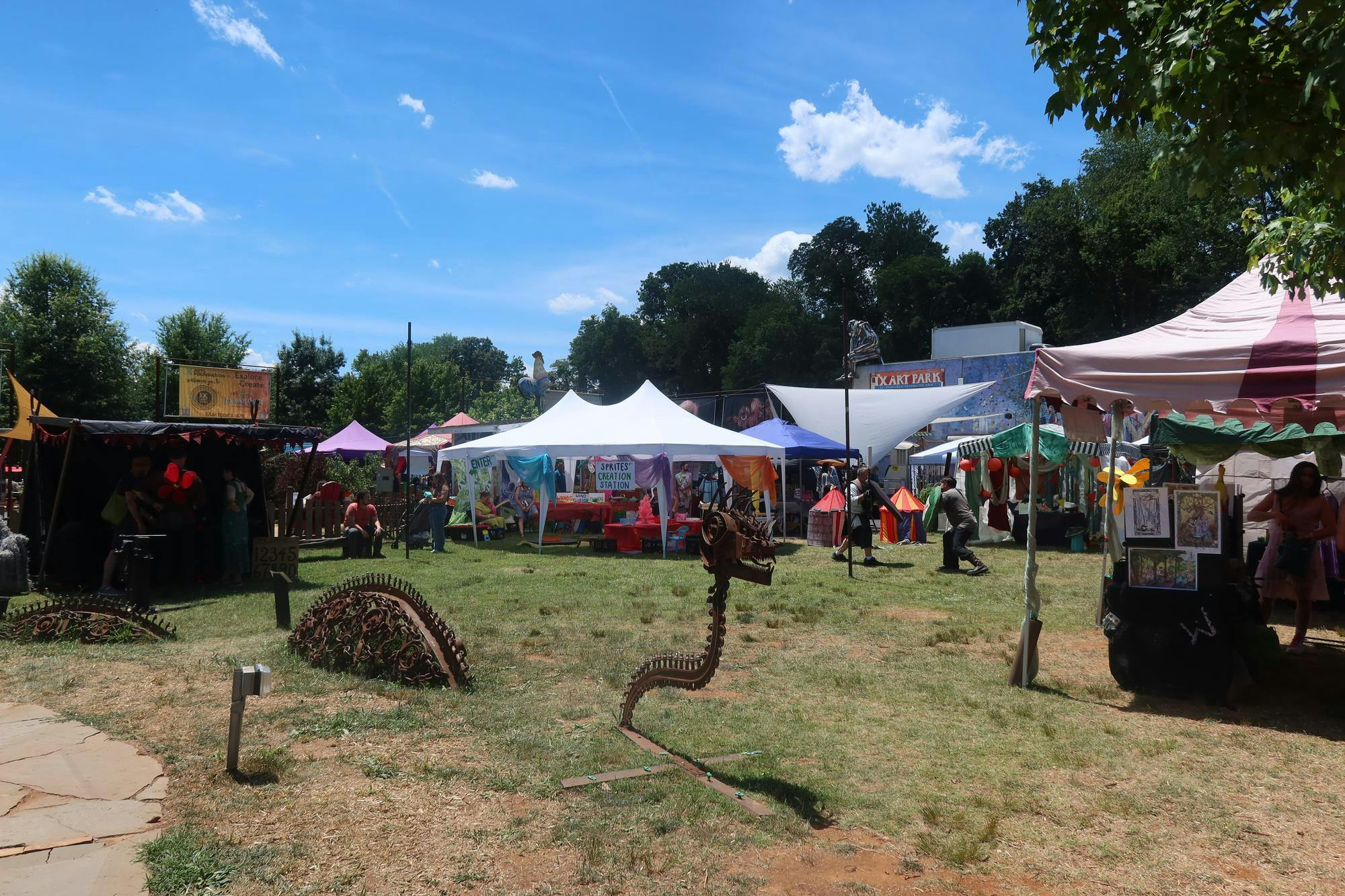 This ‘magical urban Renaissance faire’ transformed IX Art Park into a fantastical realm, hosting a medieval market, live music, roaming performers and immersive art and crafts.