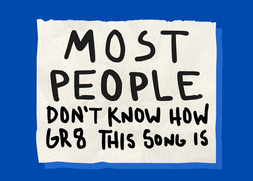 Throughout the set, I kept looking down at my gum-suspended poster. 