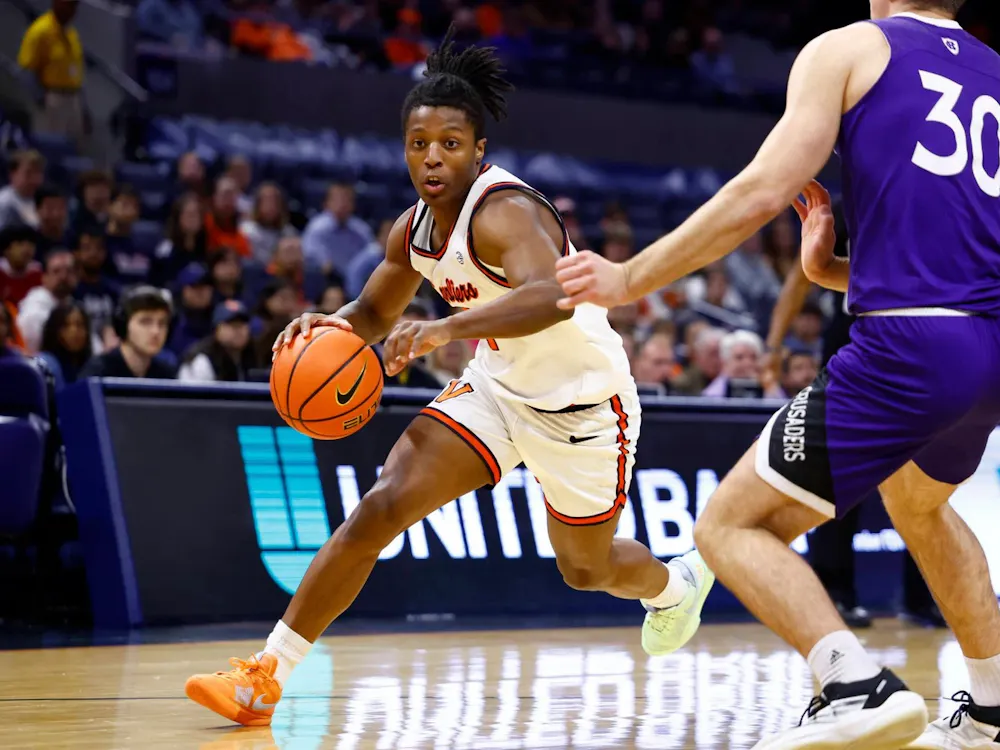 Sophomore guard Dai Dai Ames attacks off the dribble.
