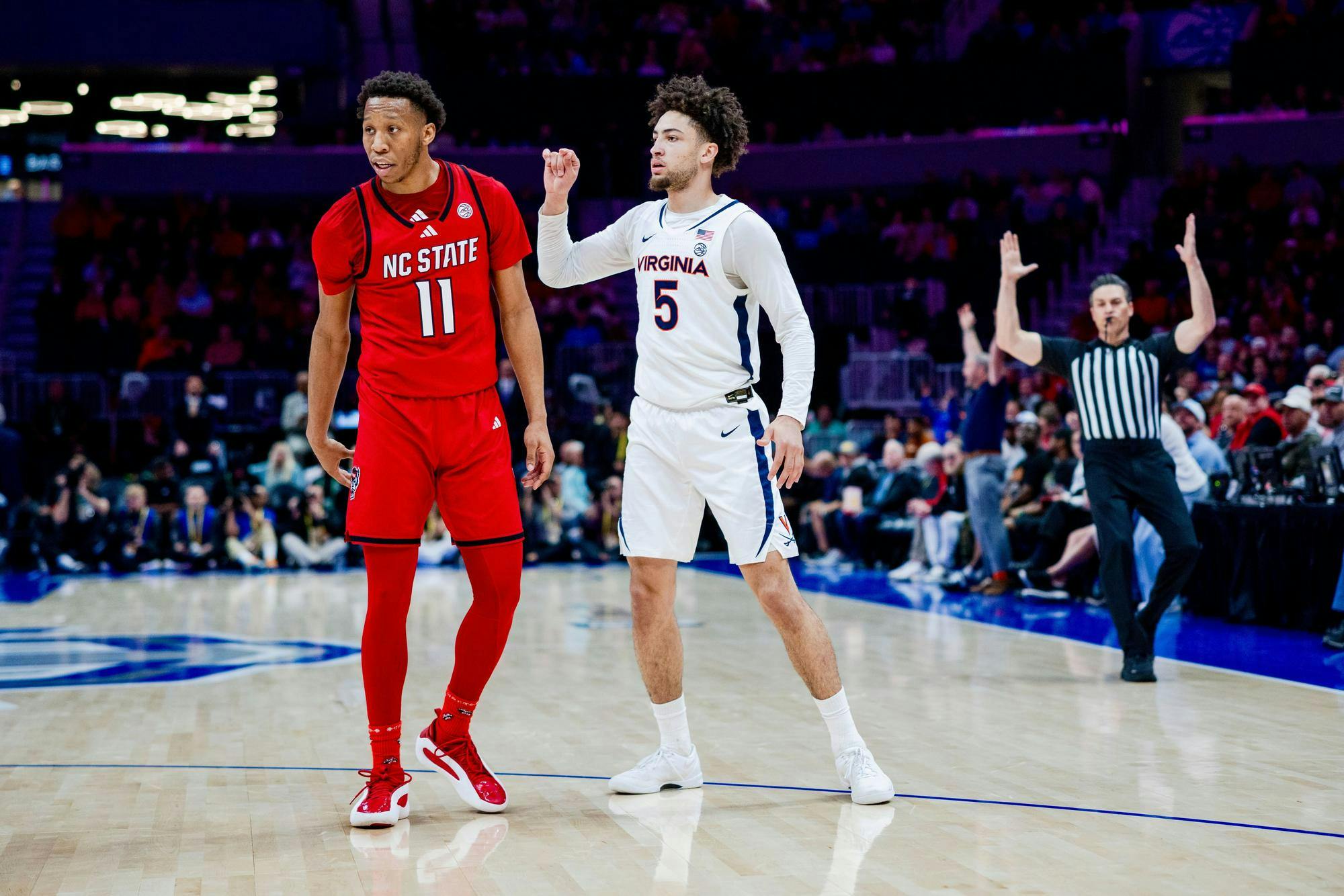 The Cavaliers scraped a win to advance in Charlotte, N.C.