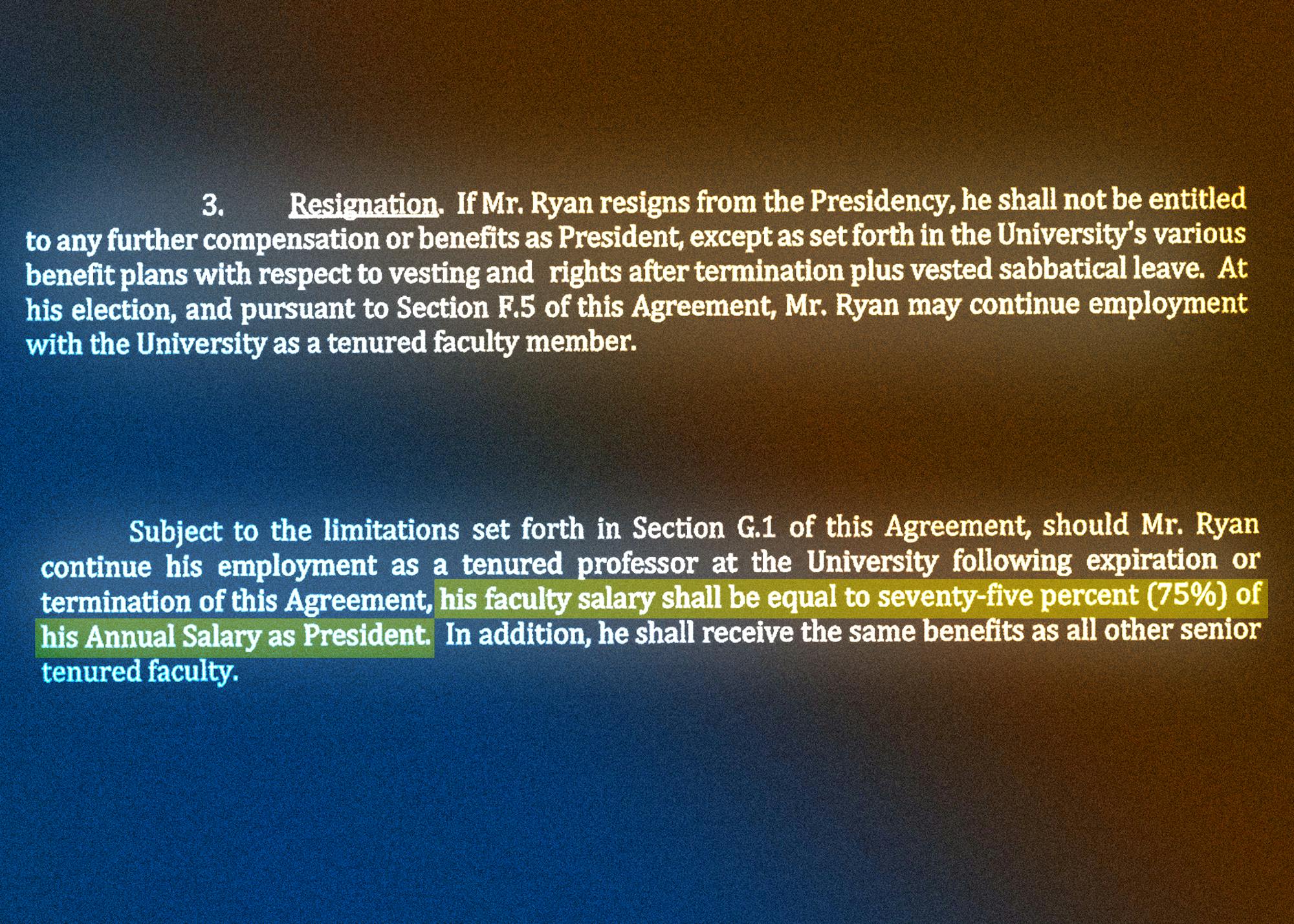 
Ryan’s term officially began Aug 1, 2018 and was set to last until July 31, 2028. 