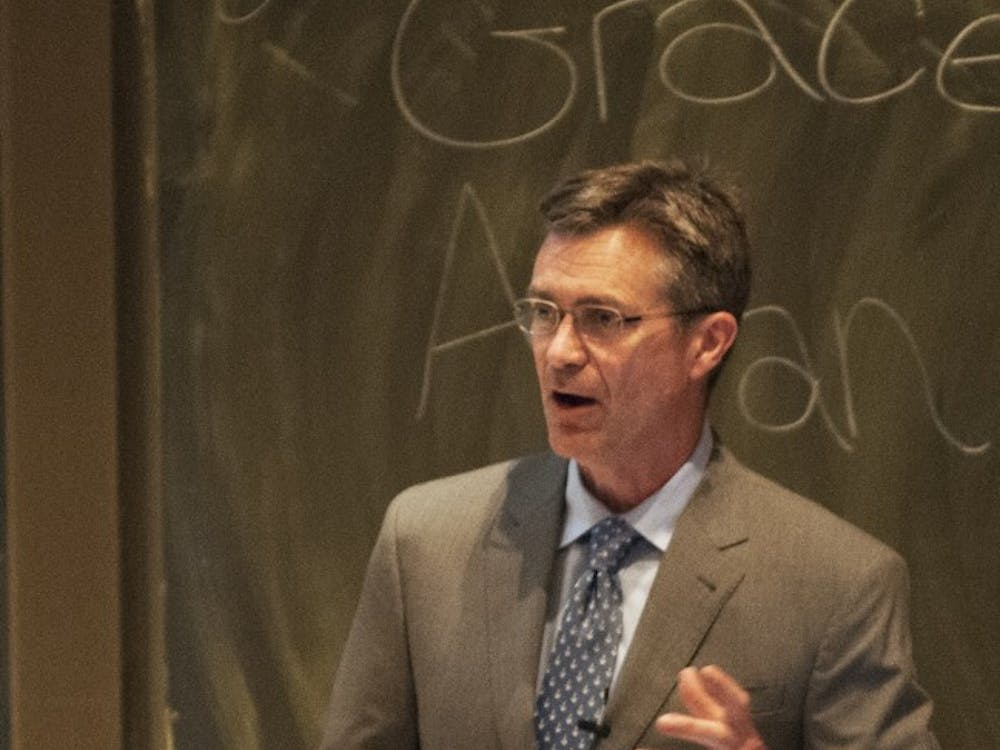 Batten Dean Allan Stam discussed what it really means to be a true leader, which he said lies at the core of the University’s identity.