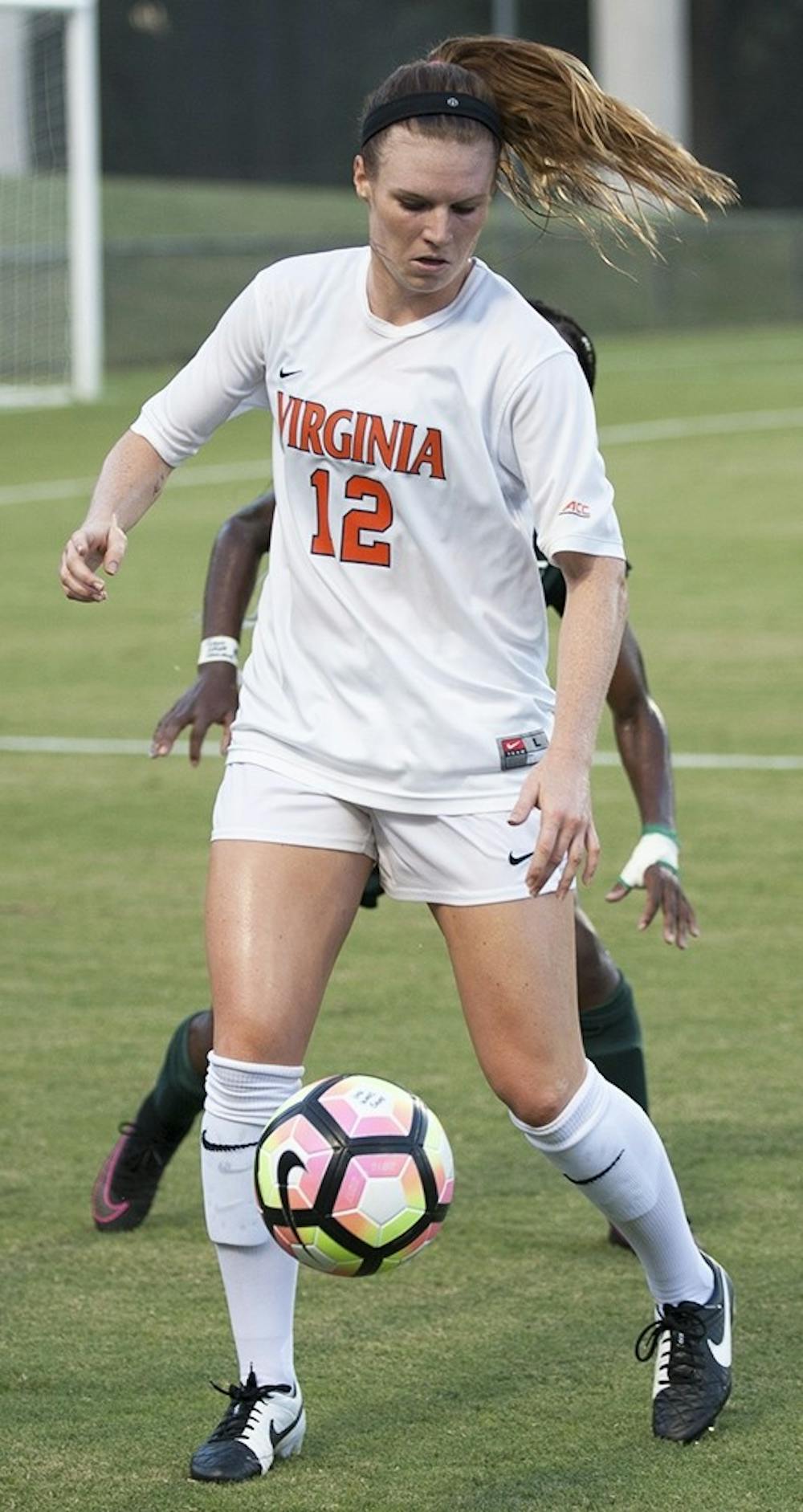 Senior forward Veronica Latsko led Virginia this season with 20 points from eight goals and four assists and landed on the All-ACC first team.