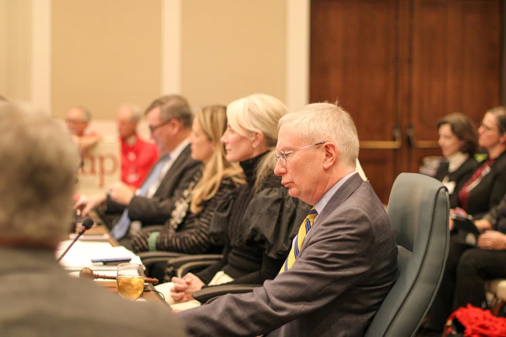 The Board of Visitors convened at their December meeting, photographed Dec. 5.