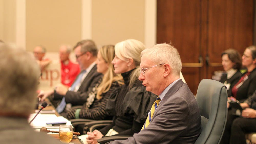 The Board of Visitors convened at their December meeting, photographed Dec. 5.