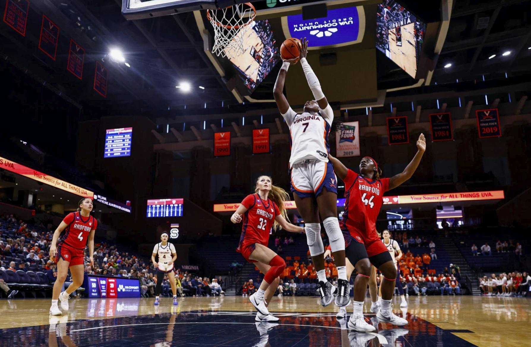 Tabitha Amanze recorded a double-double.
