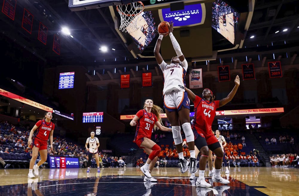 <p>Tabitha Amanze recorded a double-double.</p>