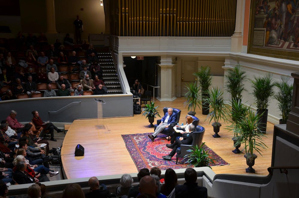 Old Cabell Auditorium served as the backdrop for this event, which marked the third installment of the University’s “Enabling Difficult Conversations” series. 