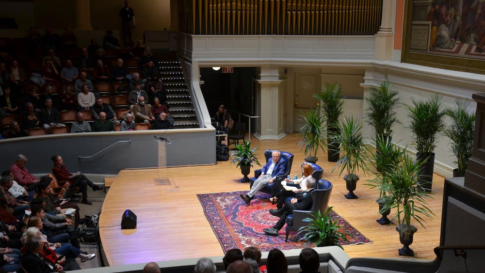 Old Cabell Auditorium served as the backdrop for this event, which marked the third installment of the University’s “Enabling Difficult Conversations” series.