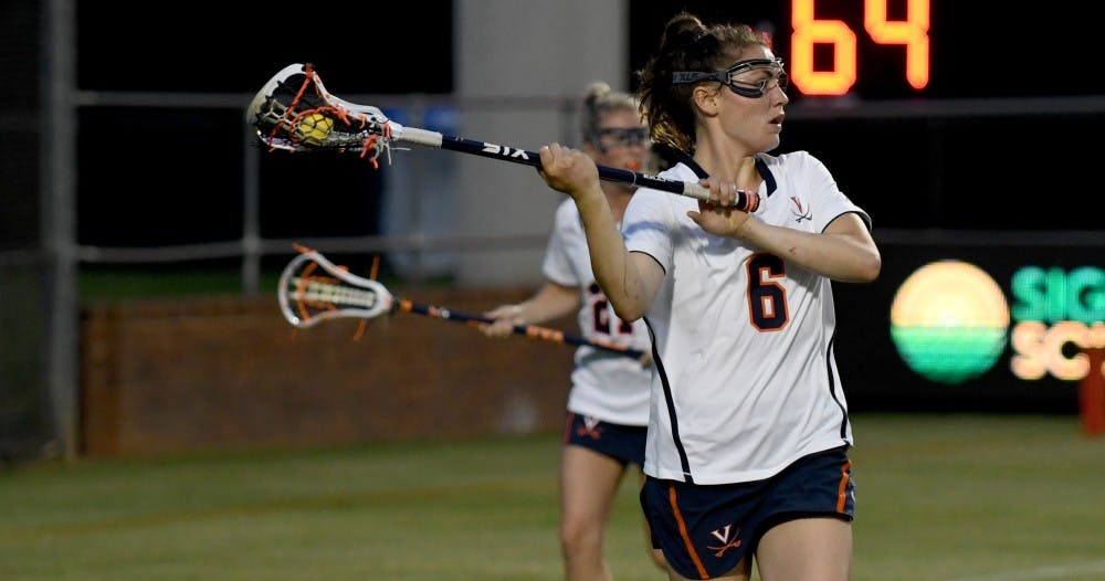 Sophomore attacker Avery Shoemaker had a hat trick in Virginia's 15-12 loss to Syracuse.&nbsp;