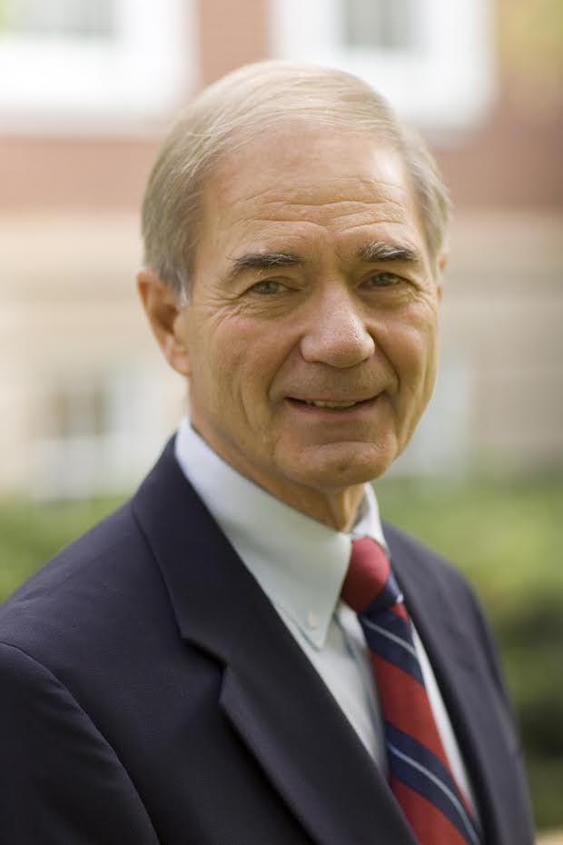 Leonard Sandridge, executive vice president and chief operating officer at the University from 1993 to 2011.