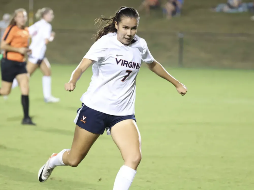 Sophomore midfielder Yuna McCormack started in every game for Virginia last season.