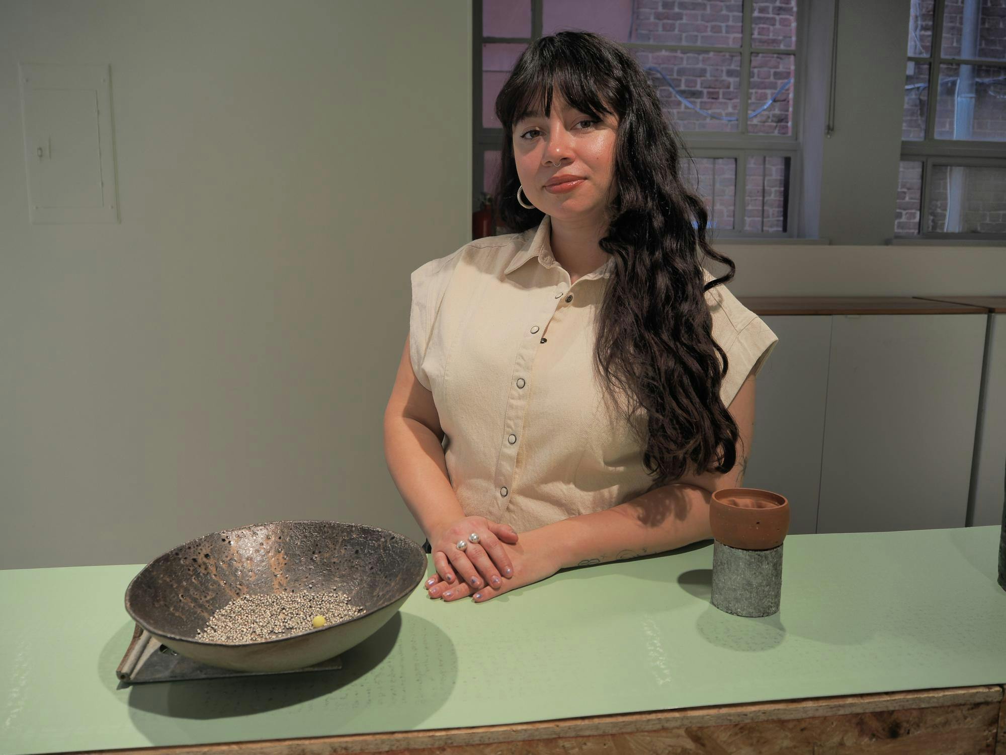 Germosen Salazar said she was exposed to art from a very young age, often visiting the vast array of museums in New York City, where she grew up