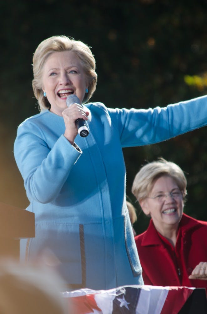 Hillary Rodham Clinton's final address's tickets were distributed via lottery.