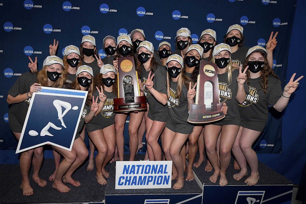 The University women’s swimming and diving team just took home the NCAA championship title, but their success has been overshadowed by the men’s basketball team’s elimination.