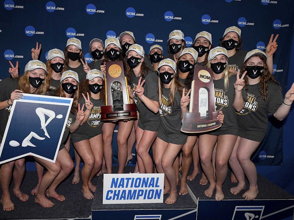 The University women’s swimming and diving team just took home the NCAA championship title, but their success has been overshadowed by the men’s basketball team’s elimination.