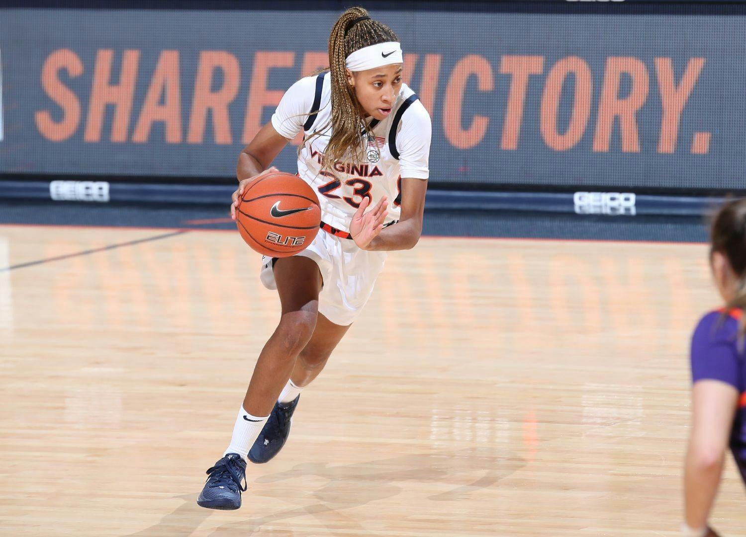 Graduate student guard Amandine Toi had a stellar game for the Cavaliers against William &amp; Mary, posting 18 points.&nbsp;