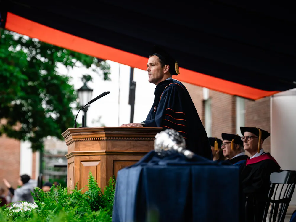 Ryan spoke at the Class of 2025 Graduation Ceremonies.