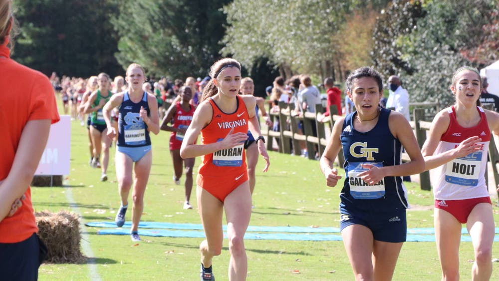 <p>For the women’s team, senior Hannah Moran led the way with an 18th-place finish, earning her first All-ACC honor.&nbsp;</p>